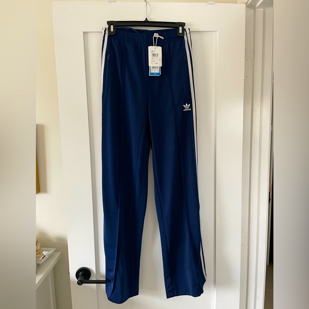 Adidas Firebird track pants, navy